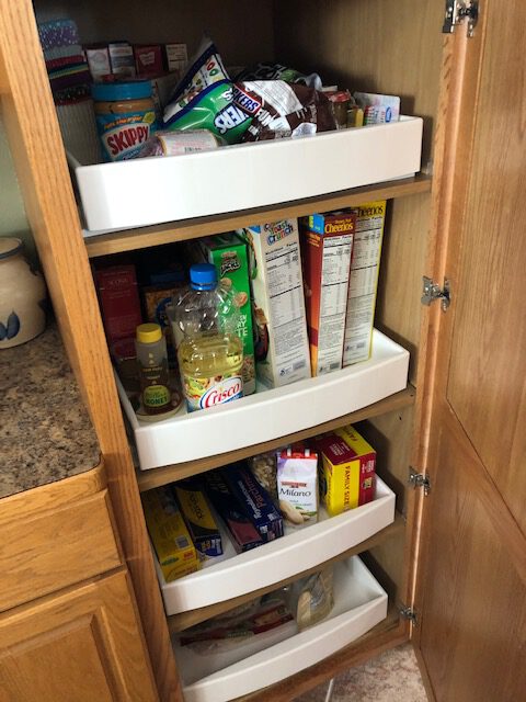 How To Install Roll Out Drawers In A Pantry Cabinet